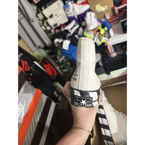 Off white converse sz 9.5 - Picture 4 of 7